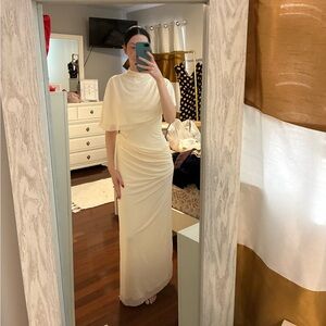 SHEIN Cream Maxi Dress
